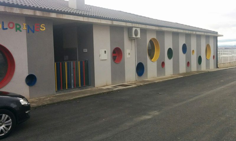 Entrada principal Escuela Infantil de Cadreita
